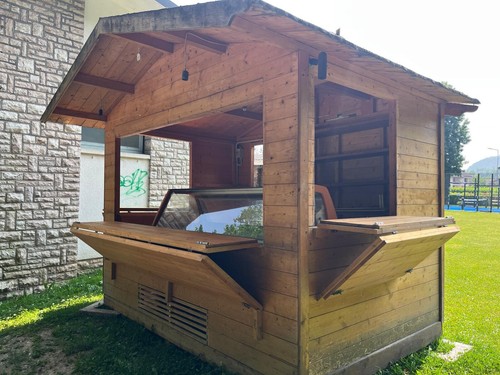Casetta legno usata - casetta,
